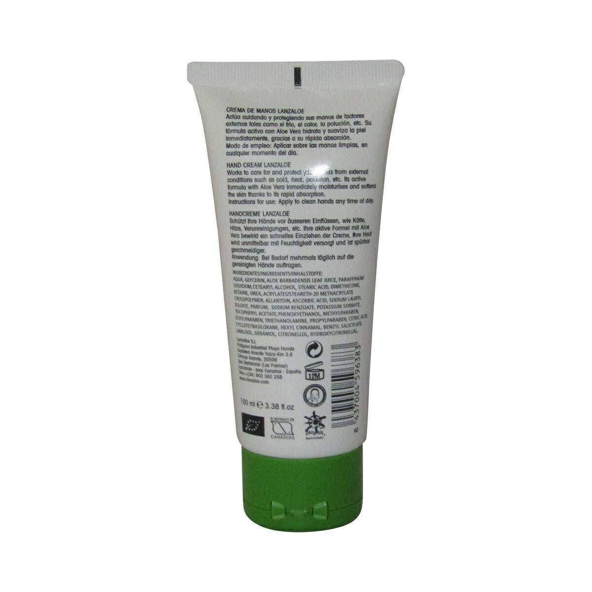 Aloe Vera Handcreme - Crema Manos, 100 ml