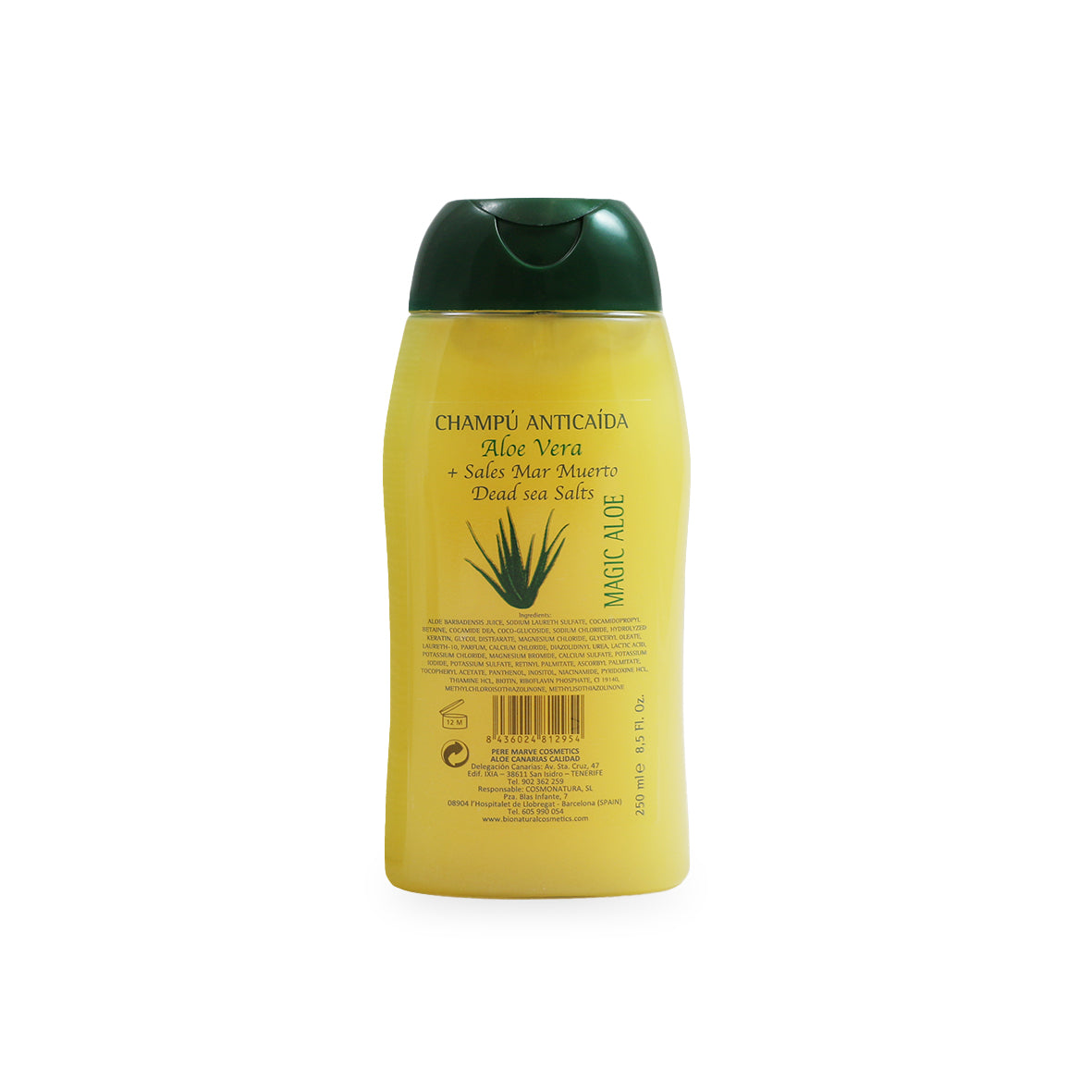 Pere Marve Anti-Hair Loss Shampoo - Champú Anticaida, 250 ml