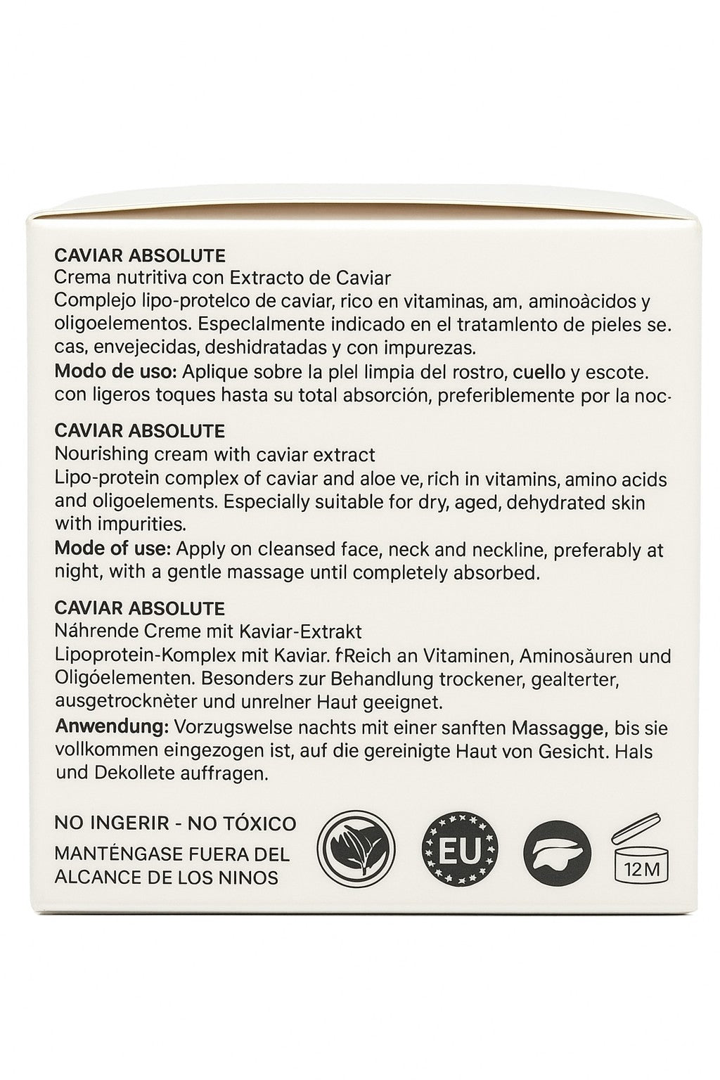 COSMO Caviar Facial Cream - Crema Caviar Nutritiva, 50 ml