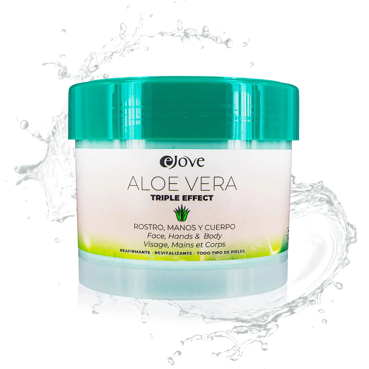 eJove Aloe Vera Creme Gesicht, Hand, Körper - Crema Rostro, Manos, Cuerpo, 500 ml
