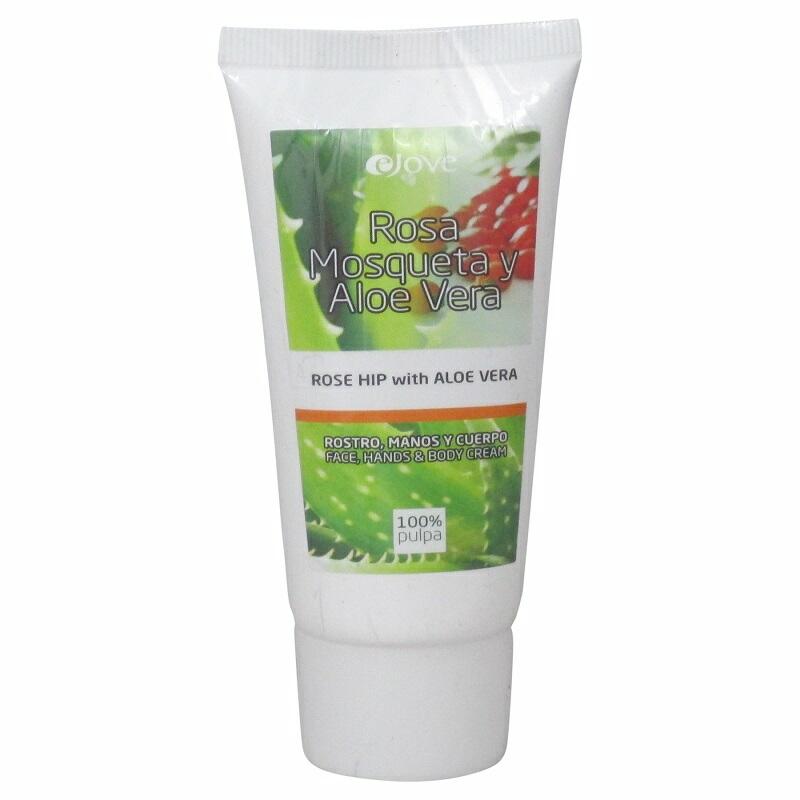 eJove Gesicht, Hand & Körper Wildrose - Crema Rostro, Manos, Cuerpo Rosa Mosqu., 50 ml