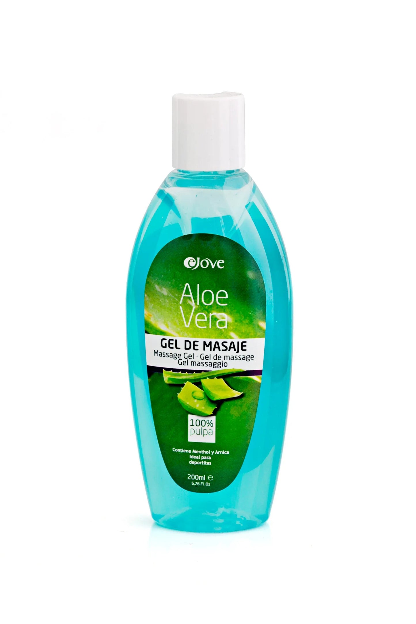 eJove Aloe Vera Massage Gel - Gel de Masaje, 200 ml