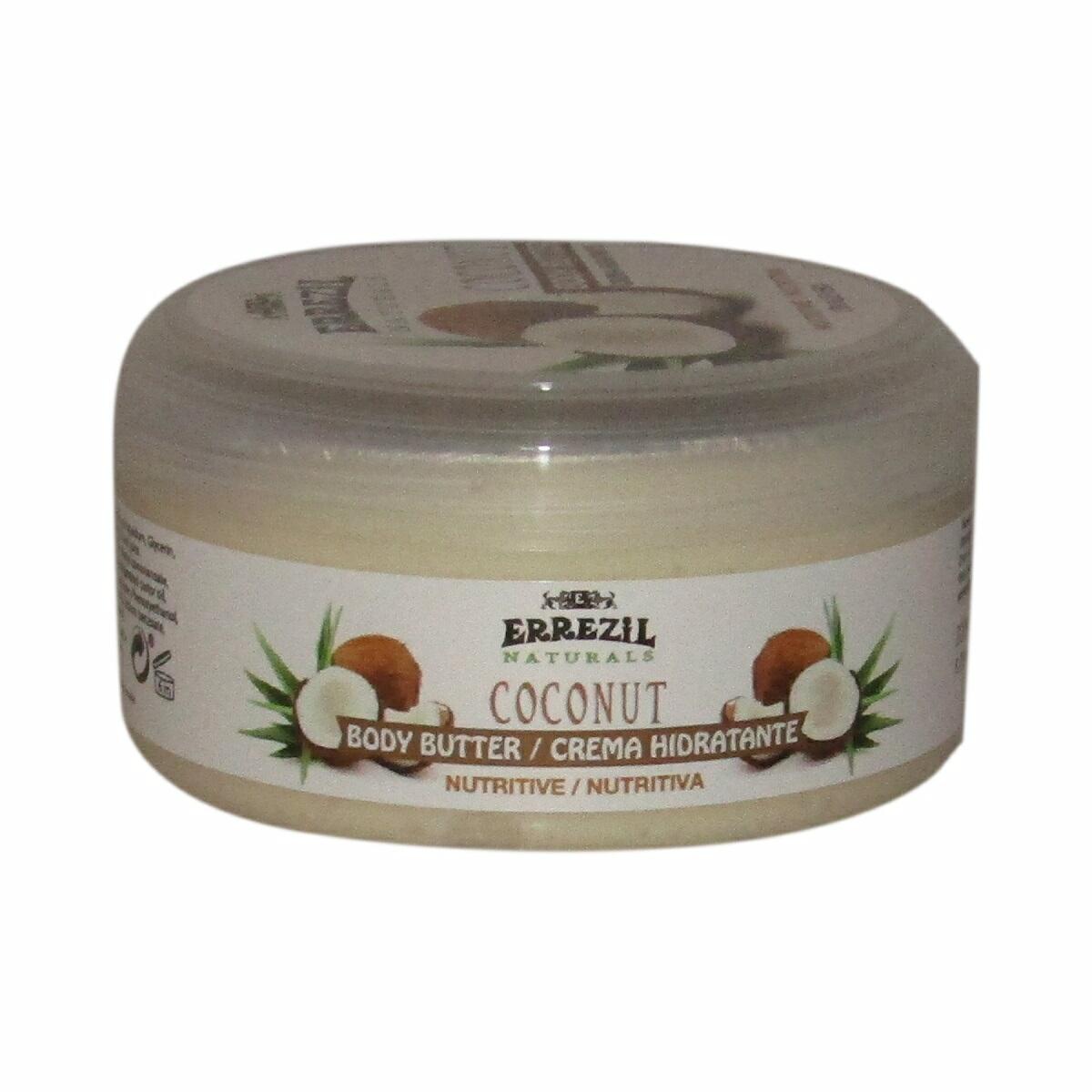 Errezil Kokosnuss-Körperbutter - Coconut Body Butter, 200 ml