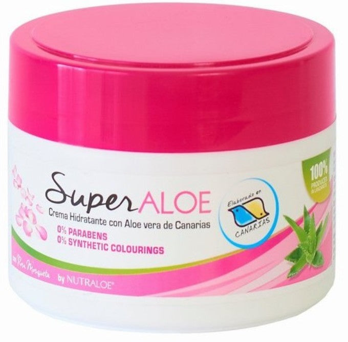SuperAloe Aloe Vera Cream Face & Body - Crema de Aloe Vera, 100 ml