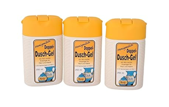 Honig-Milch Doppel Duschgel für Haut & Haare, 250 ml