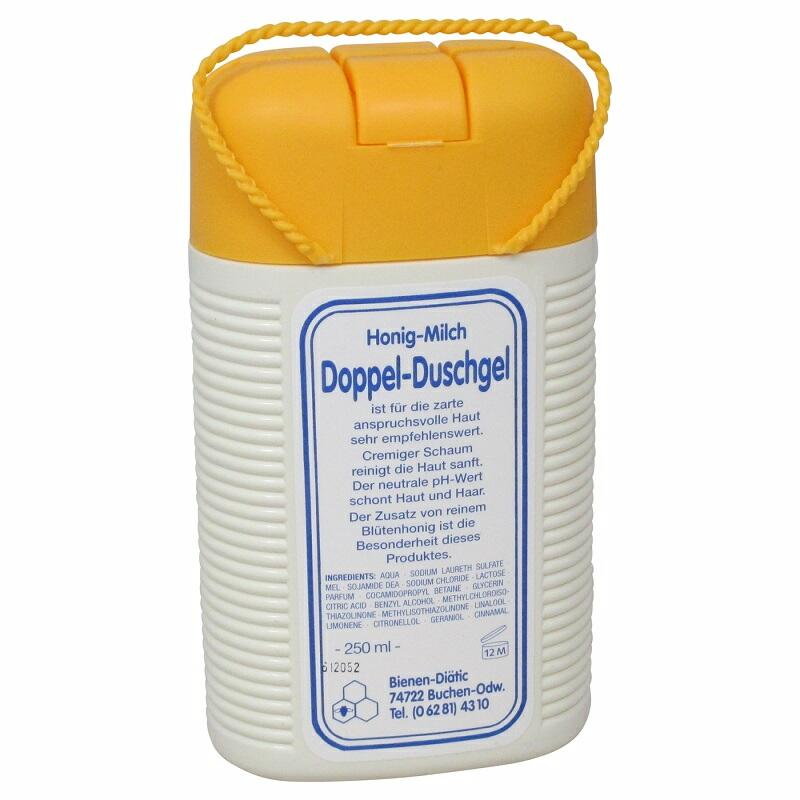 Honey-Milk Double Shower Gel for Skin & Hair, 250 ml