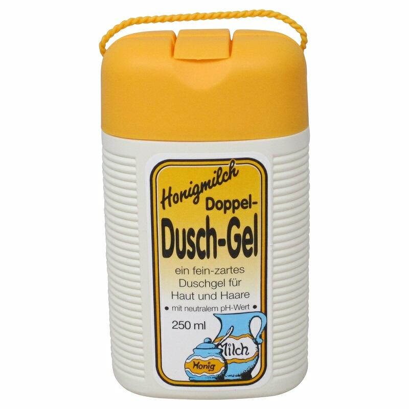 Honey-Milk Double Shower Gel for Skin & Hair, 250 ml