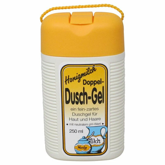 Honey-Milk Double Shower Gel for Skin & Hair, 250 ml