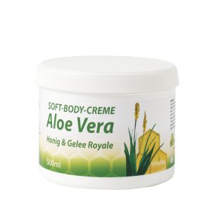 Soft-Body-Creme Aloe Vera, Honig & Gelee Royale, 500 ml