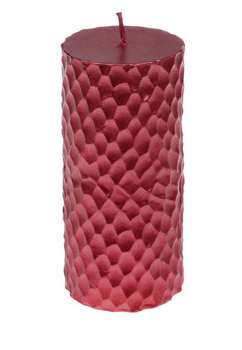 Pillar candle Milano 130/60 mm, ruby