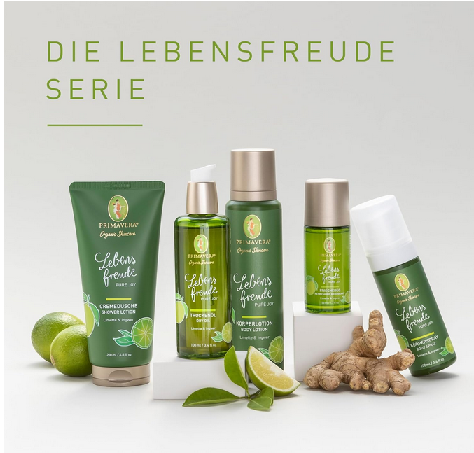 Körperspray Lebensfreude mit Limette & Ingwer, 100 ml