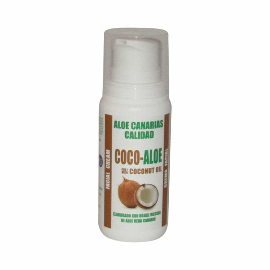 +aloeCanarias facial cream with coconut oil - Crema Facial Coco-Aloe, 100 ml