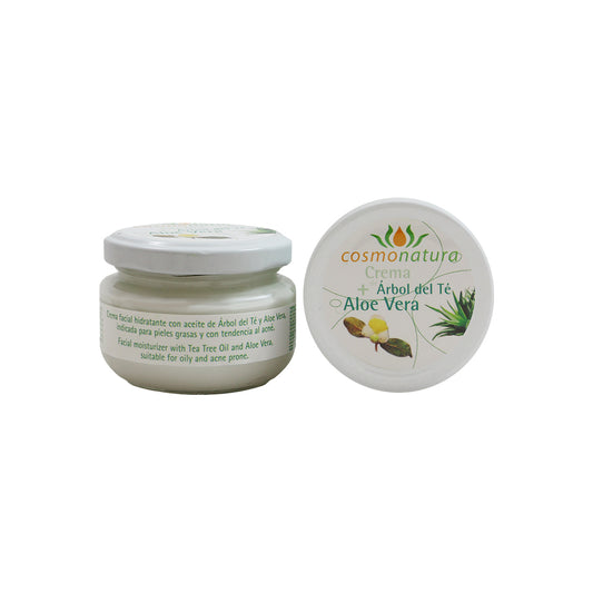 COSMO Gesichtscreme Teebaumöl-Aloe - Crema Árbol Té-Aloe, 120 ml