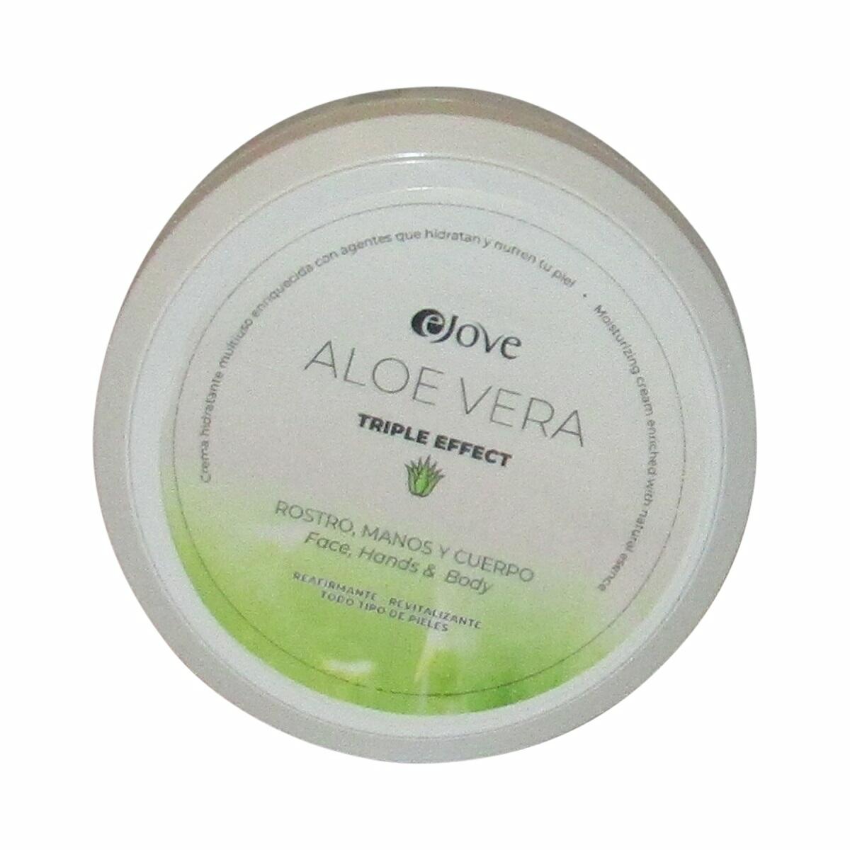 eJove Aloe Vera Creme Gesicht, Hand & Körper - Crema Rostro Manos Cuerpo, 200 ml