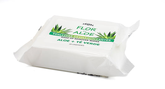Errezil Abschminktücher - Flor de Aloe Toallitas Desmaquillantes, 20 St.