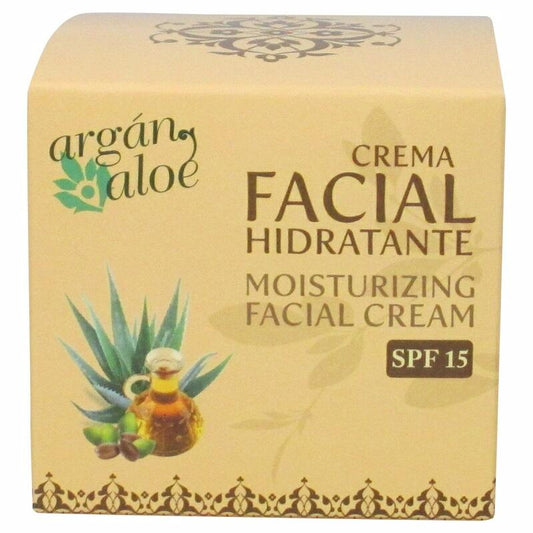 ARGAN-ALOE Facial Cream SPF 15 - Crema Facial SPF 15, 100 ml