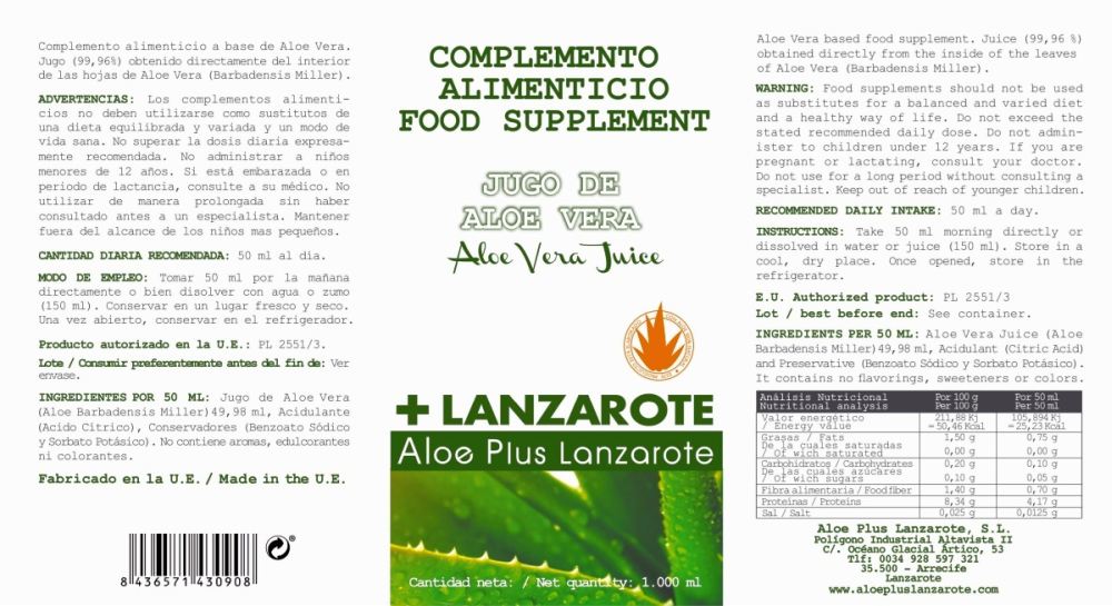 aloe+ Aloe Vera Saft - Jugo de Aloe Vera