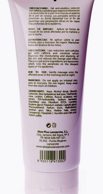 aloe+ Anti-Cellulite Cream - Gel Anticelutitico, 225 ml