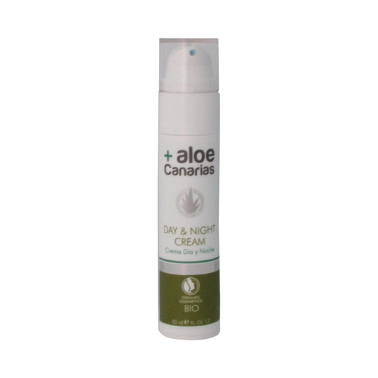 +aloeCanarias Tages & Nachtcreme - Crema día y noche, 50 ml