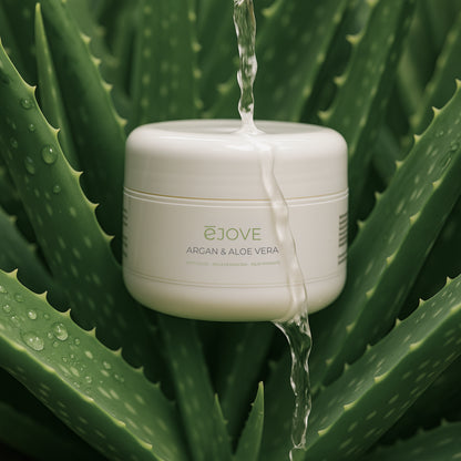 eJove Argan & Aloe Anti-Aging-Creme - Crema Argán Aloe SPF 15, 100 ml