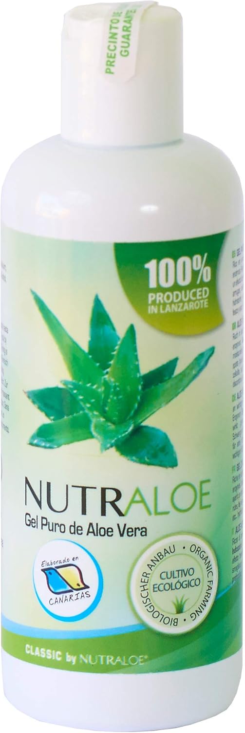 NutrAloe Hautgel mit Aloe Vera - Gel puro, 250 ml