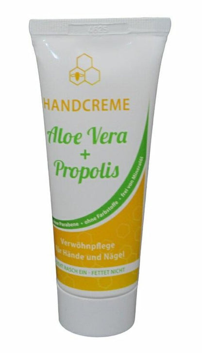 Handcreme mit Aloe Vera & Propolis, 75 ml