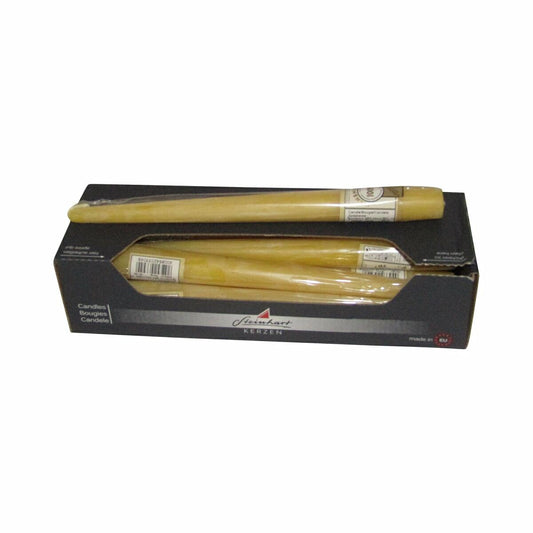 Bienenwachs-Spitzkerze 245/23 mm, 12 Stück