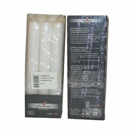 Steinhart candle 180/22 champagne, 16 pieces