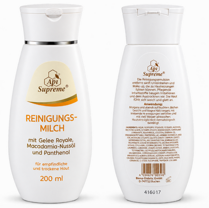 ApiSupreme Reinigungsmilch mit Gelee-Royale, 200 ml