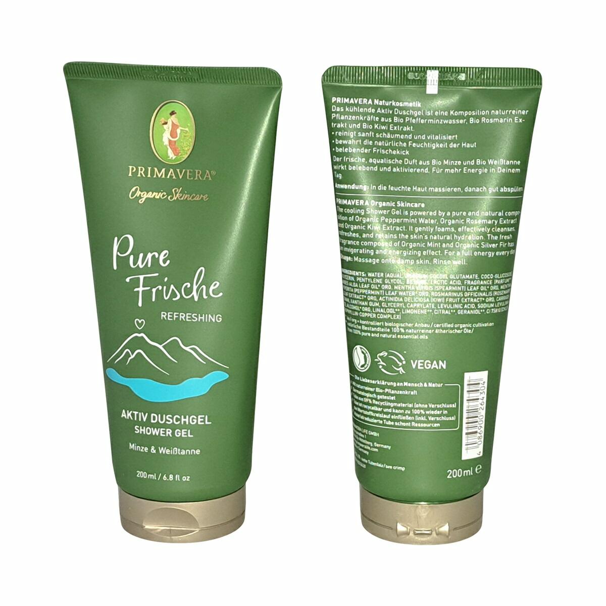 Aktiv Duschgel Pure Frische mit Minze & Weißtanne, 200 ml