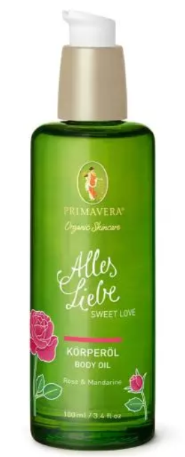 Körperöl Alles Liebe mit Rose & Mandarine, 100 ml