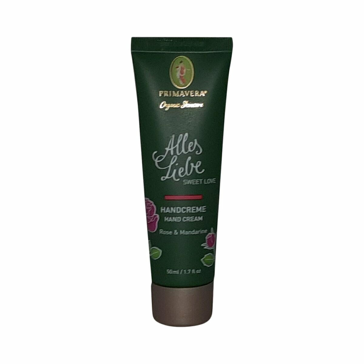 Handcreme Alles Liebe mit Rose & Mandarine, 50 ml