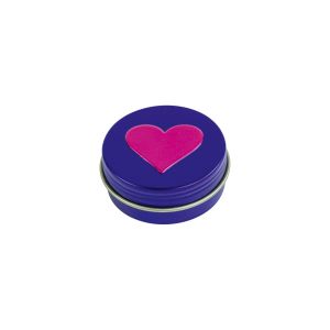 Lippenbalsam in 14-ml-Dose mit Motiv Herz, Mond, Rose oder Sonne