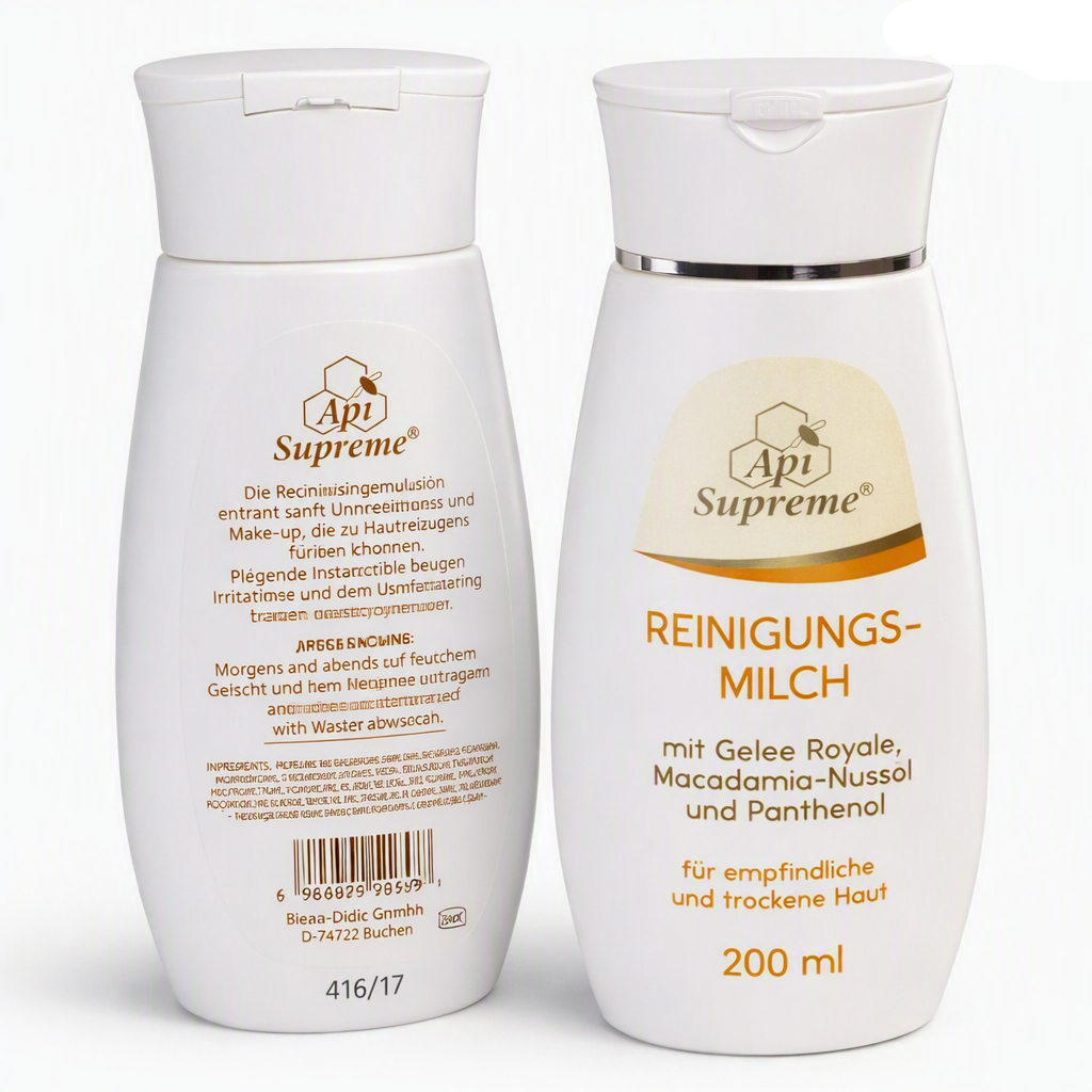 ApiSupreme Cleansing Milk with Royal Jelly, 200 ml