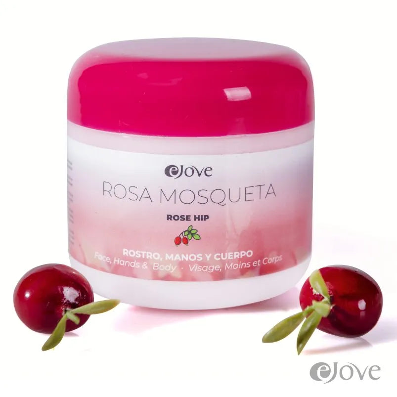 eJove Creme Gesicht, Hand, Körper Wildrose - Crema Rostro, Manos Cuerpo Rosa Mosqu., 300 ml